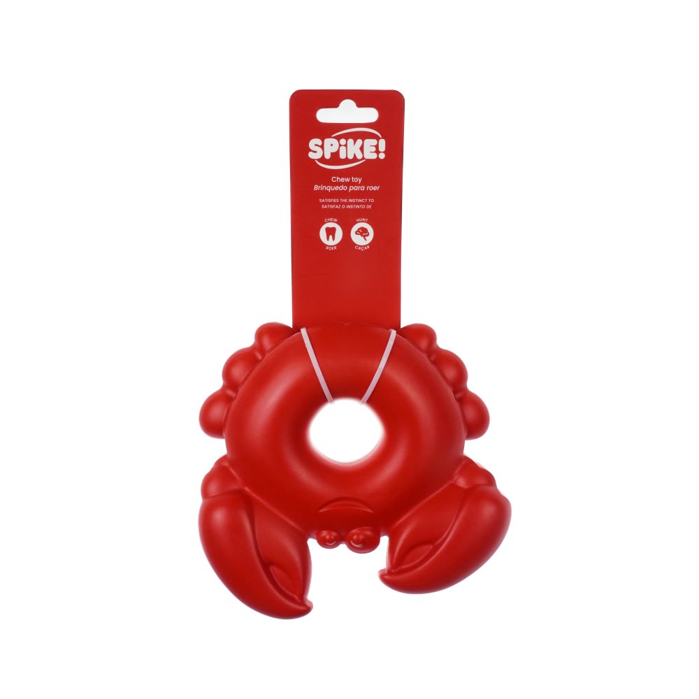 NEW!  Spike Donut Crab Dog Toy