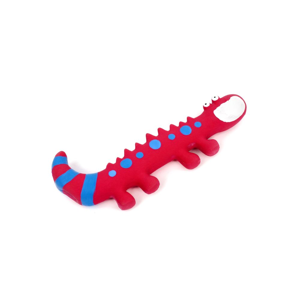 NEW!  Spike Latex Pink Lizzard Dog Toy