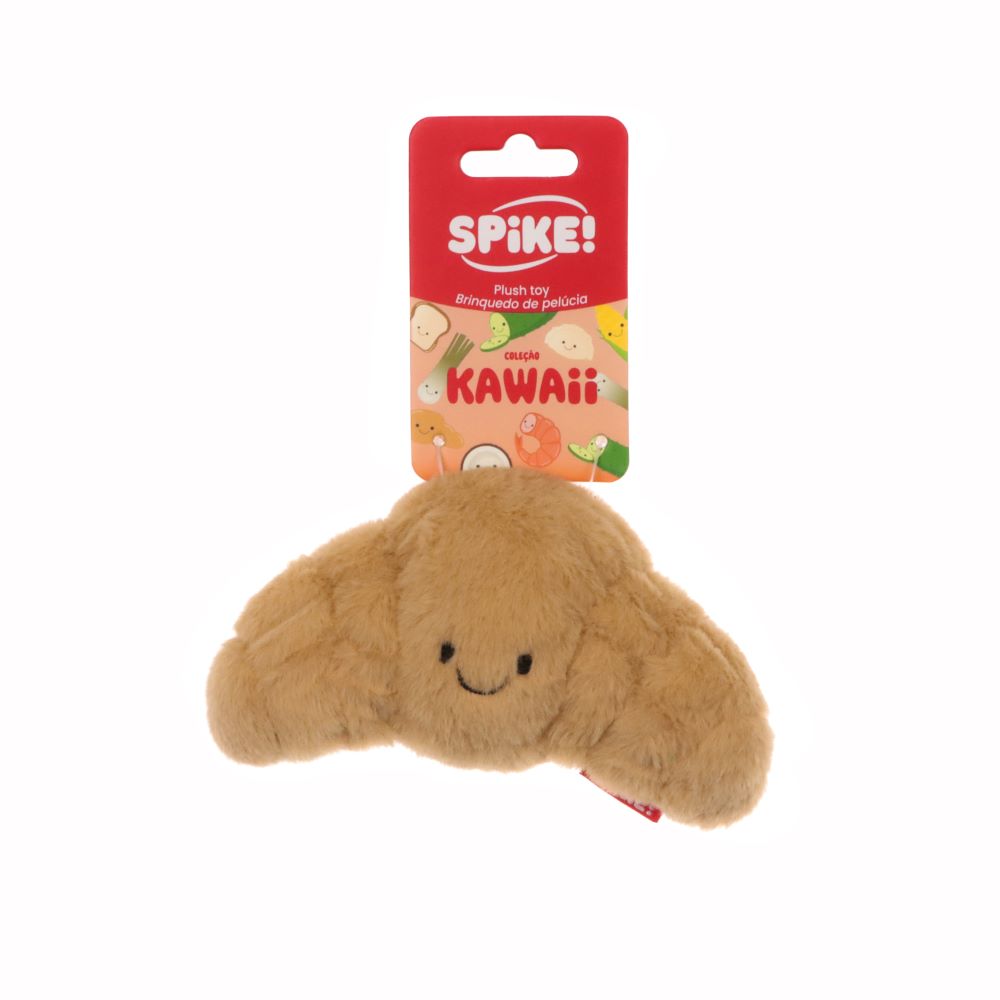 NEW!  Spike Kawaii Croissant Dog Toy