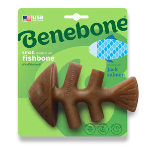 Benebone Fishbone Chew Toy - Small