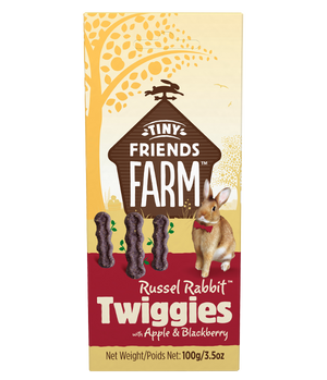 NEW!  Tiny Friends Farm - Russel Rabbit Twiggies 120g