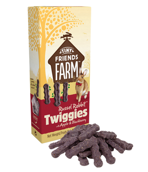 NEW!  Tiny Friends Farm - Russel Rabbit Twiggies 120g